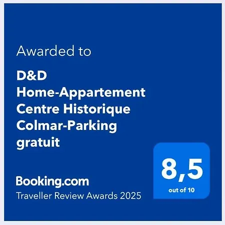 D&d Home-appartement Centre Historique Colmar-parking Gratuit Appartement