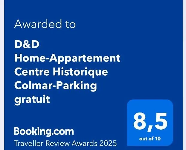 D&d Home-appartement Centre Historique Colmar-parking Gratuit Apartment